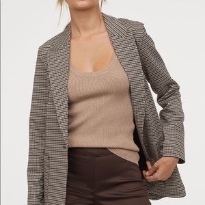 H&M Houndstooth Blazer